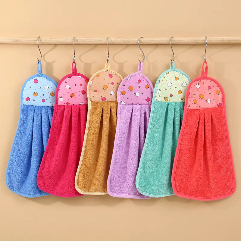 Thick Coral Fleece Double-Sided Kids' Goose Towel