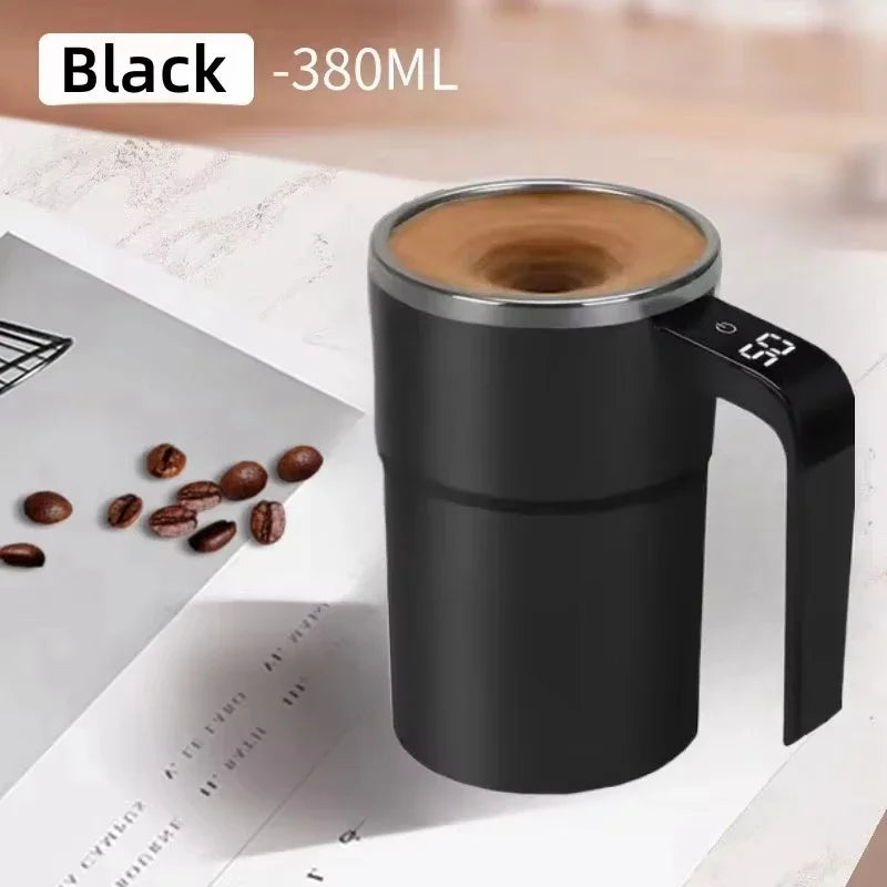Smart Temperature Control Stirring Coffee Cup | Electronic Display | USB Charging | Magnetic Stirring Water Cup