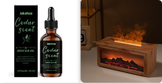 Flame Aromatherapy Essential Oil Diffuser Humidifier