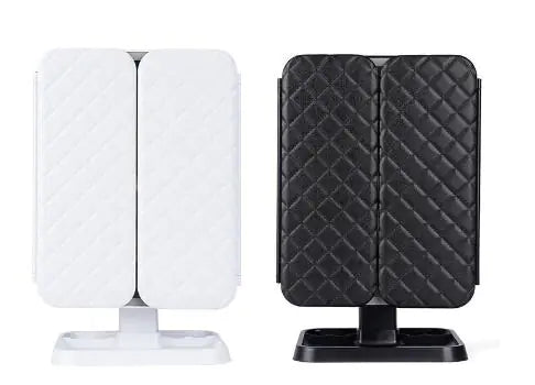 LED Makeup Mirror with Three Colors and Foldable Design