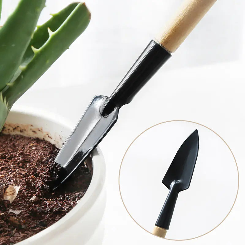 3-Piece Home Gardening Tool Set for Mini Planters