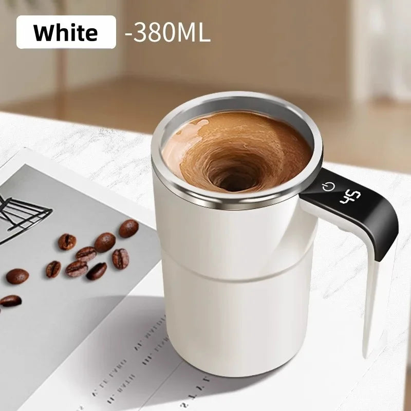 Smart Temperature Control Stirring Coffee Cup | Electronic Display | USB Charging | Magnetic Stirring Water Cup