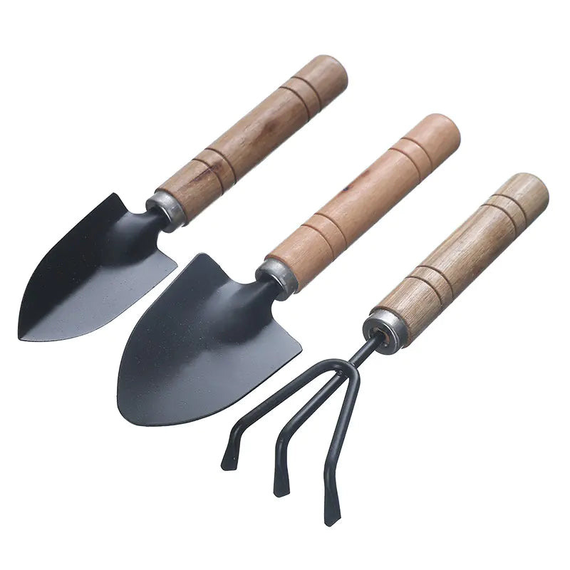 3-Piece Home Gardening Tool Set for Mini Planters