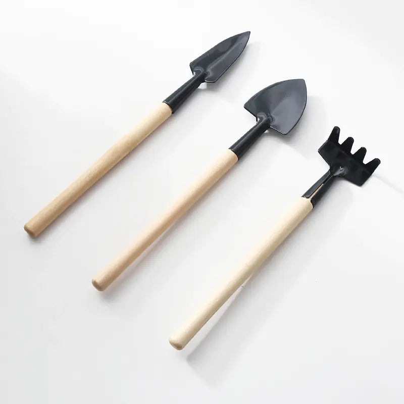 3-Piece Home Gardening Tool Set for Mini Planters