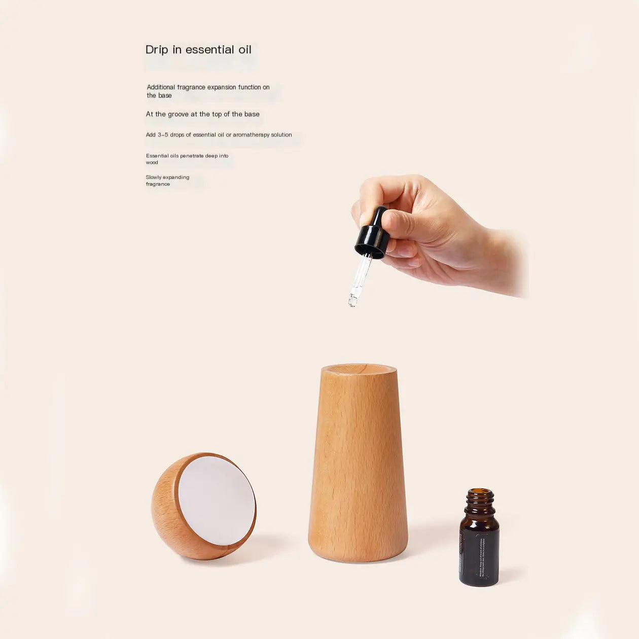 Factory Direct Voice-Controlled Smart Wooden Night Light