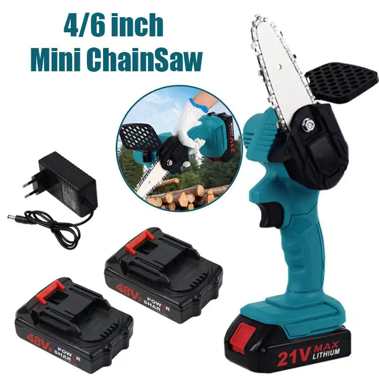 Cordless Mini Chainsaw for Garden and Woodwork